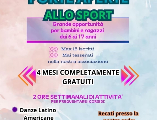 progetto “Porte Aperte allo Sport 2” FIDESM